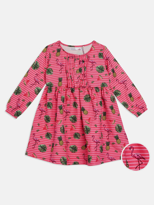 Elle Kids Round Neck Dress