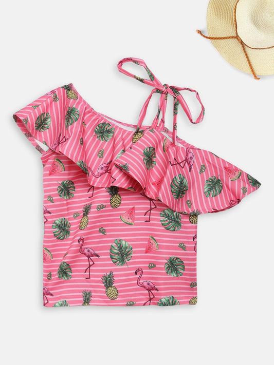 Elle Kids One Shoulder Tshirt