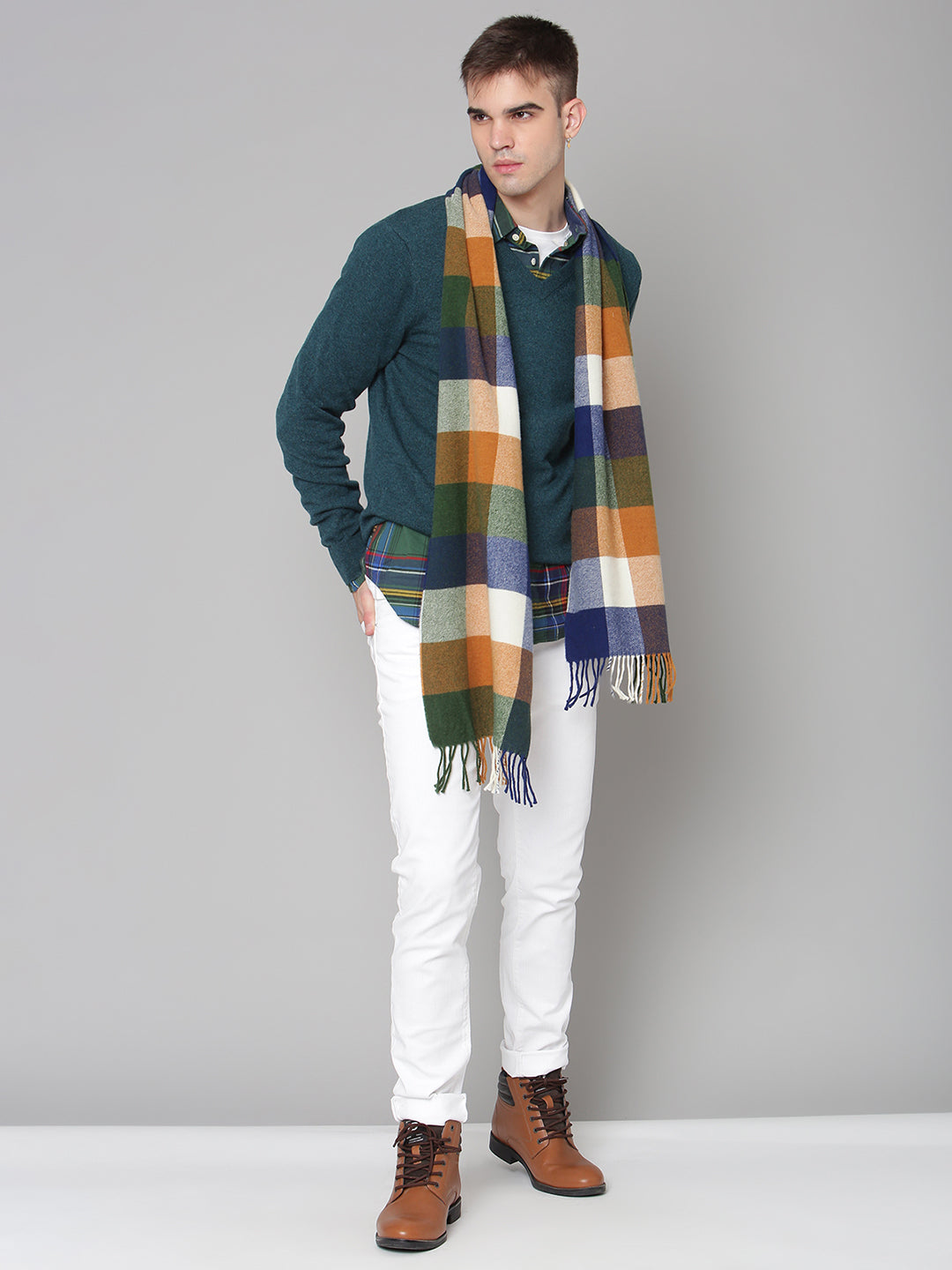 Gant Men Yellow Scarf