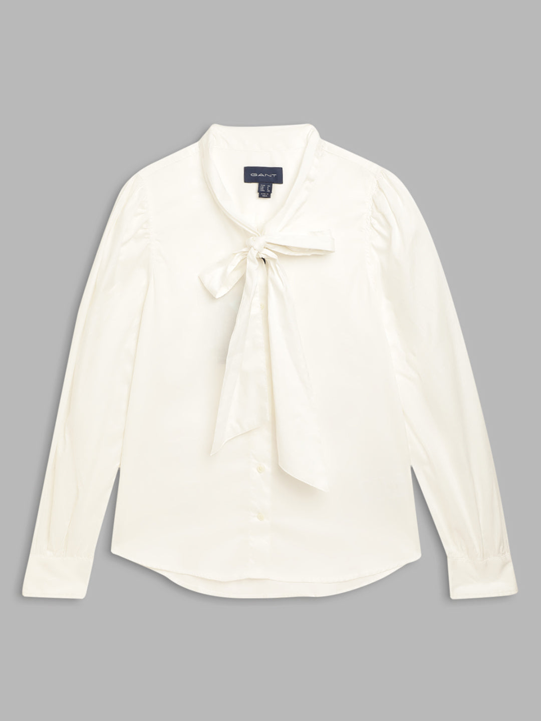 Gant Women White Pure Cotton Casual Shirt