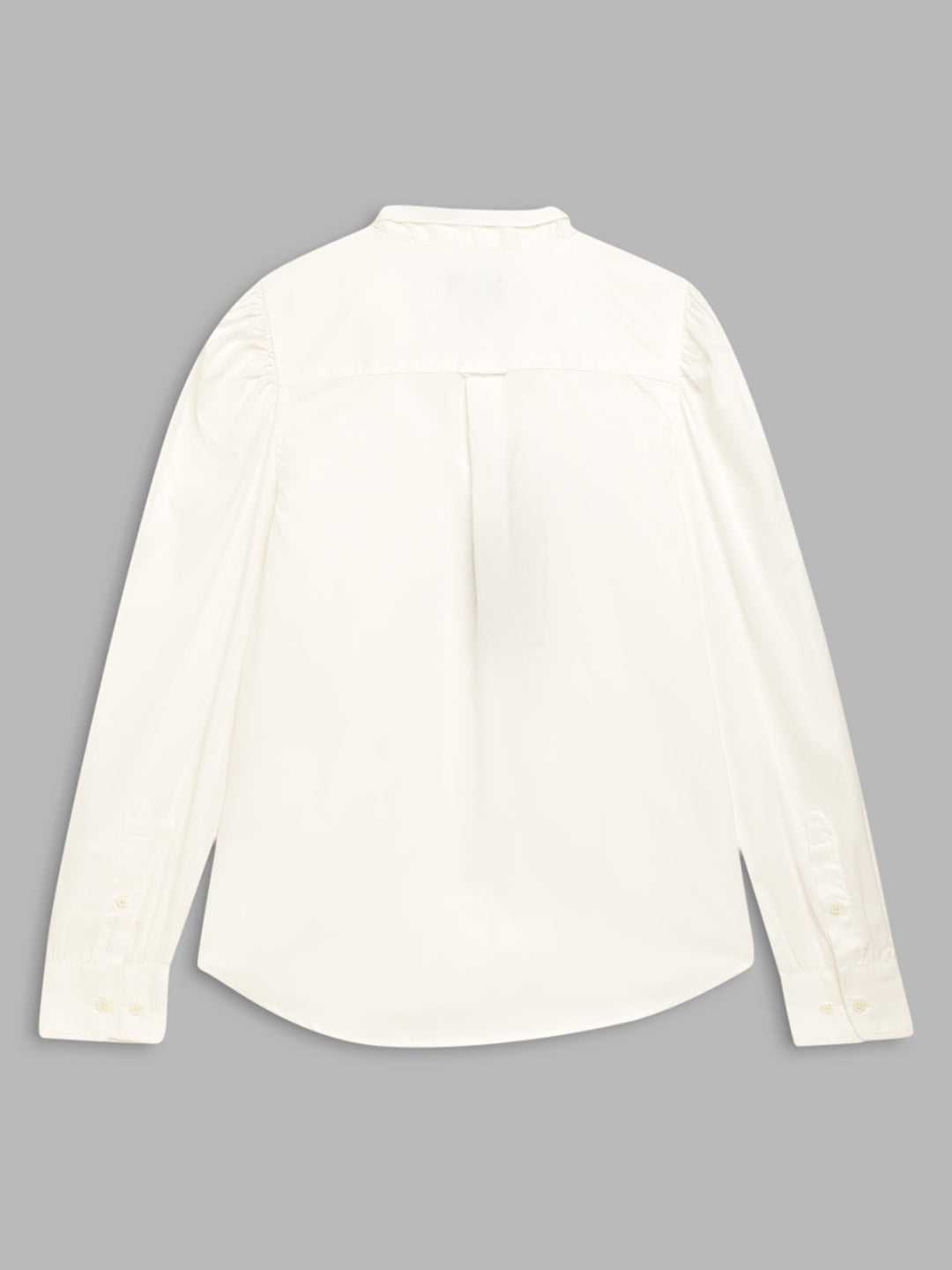 Gant Women White Pure Cotton Casual Shirt