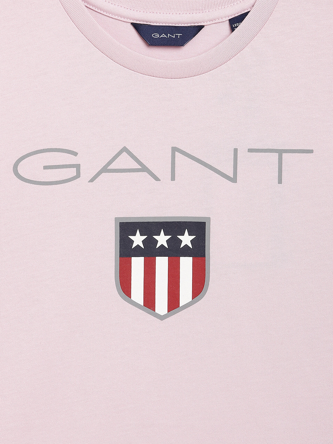 Gant Kids Pink Logo Regular Fit T-Shirt