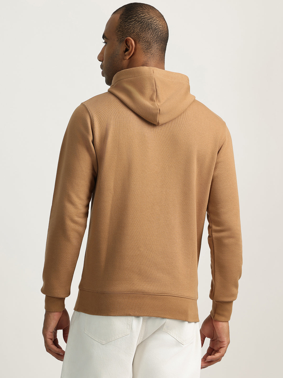 Gant Men Red Solid Hooded Sweatshirt