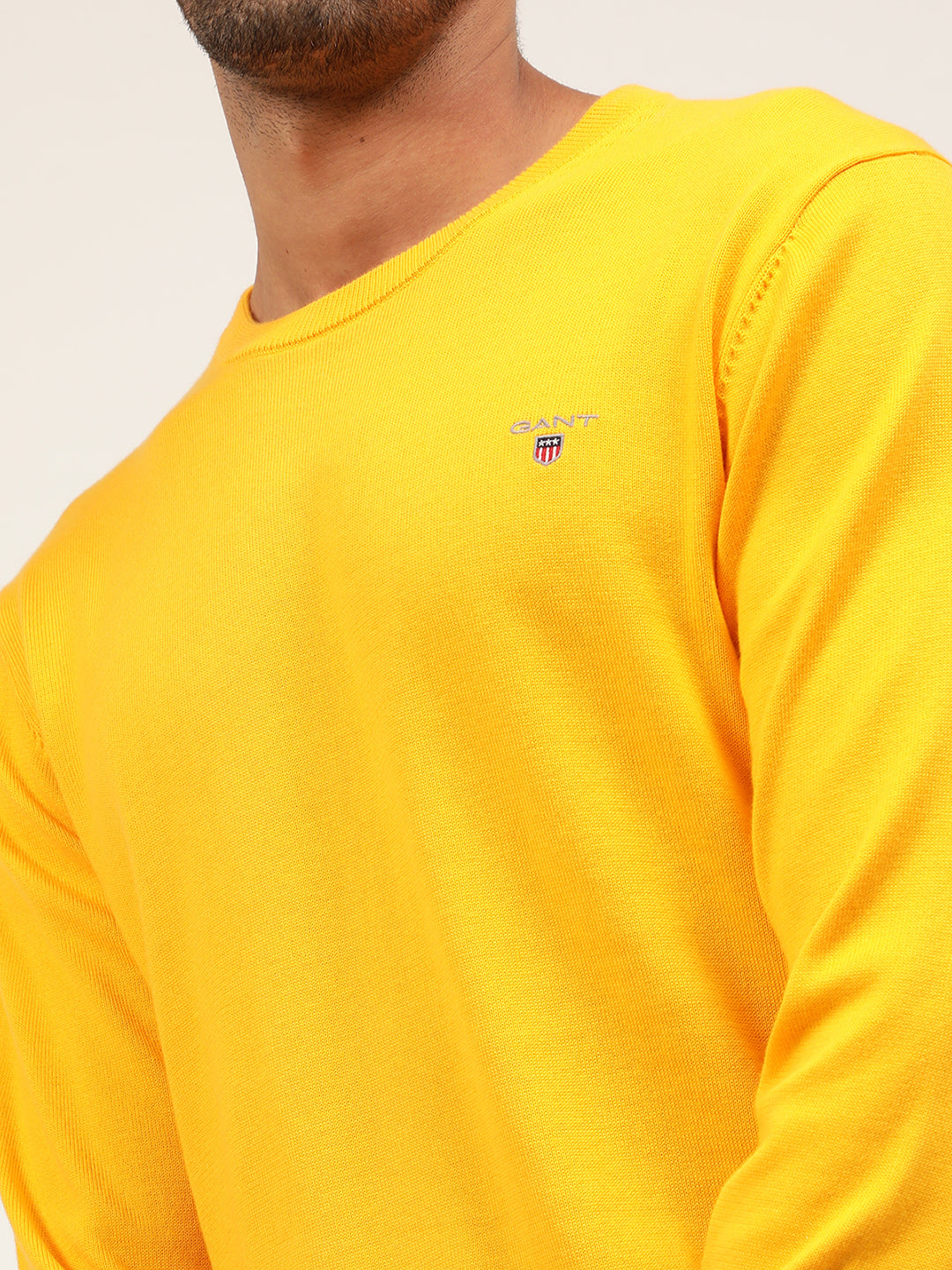Gant Men Yellow Pullover