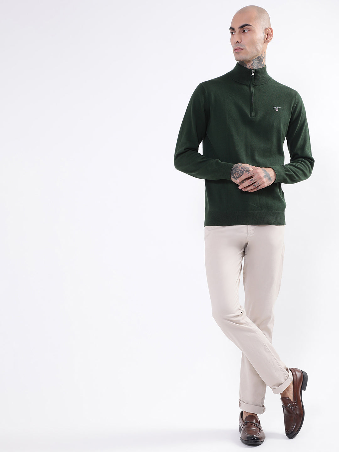 Gant Men Green Pullover