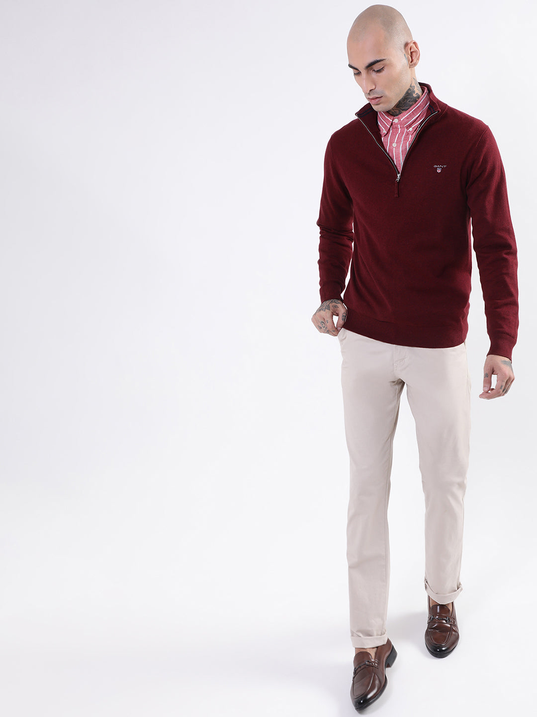 Gant Men Brown Pullover
