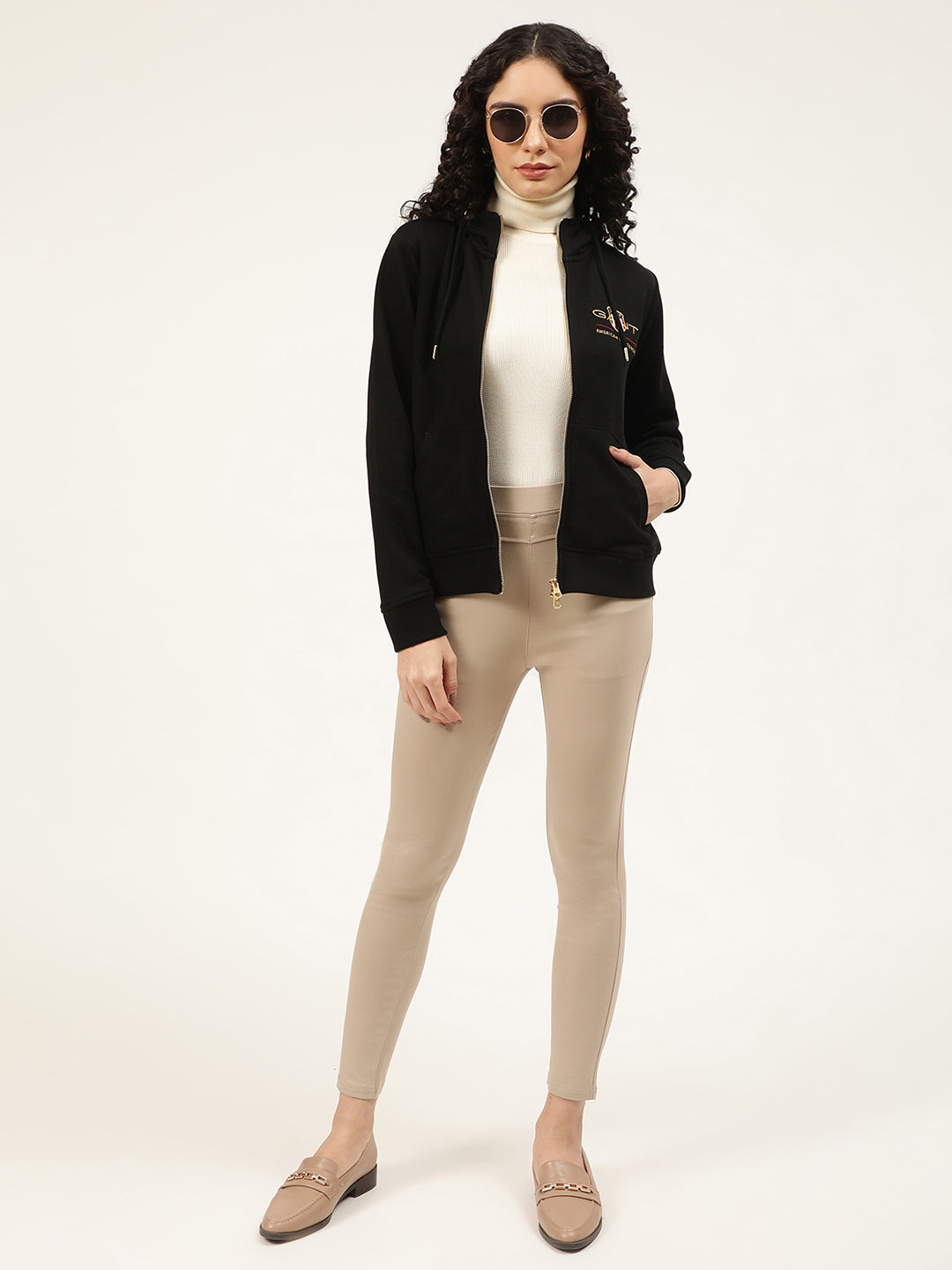 Gant Mock Collar Cotton Sweatshirt