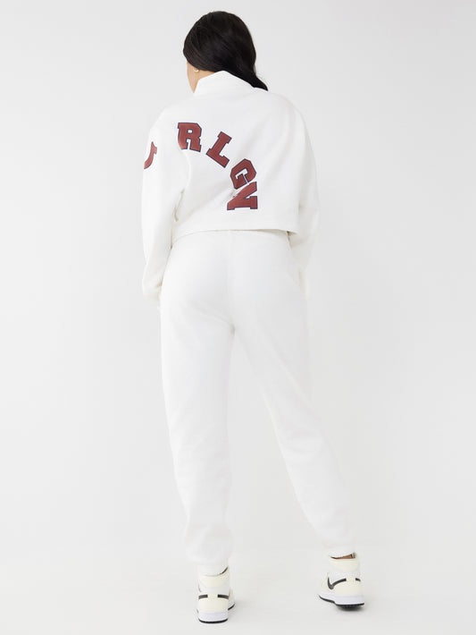 True Religion White Regular Fit Joggers