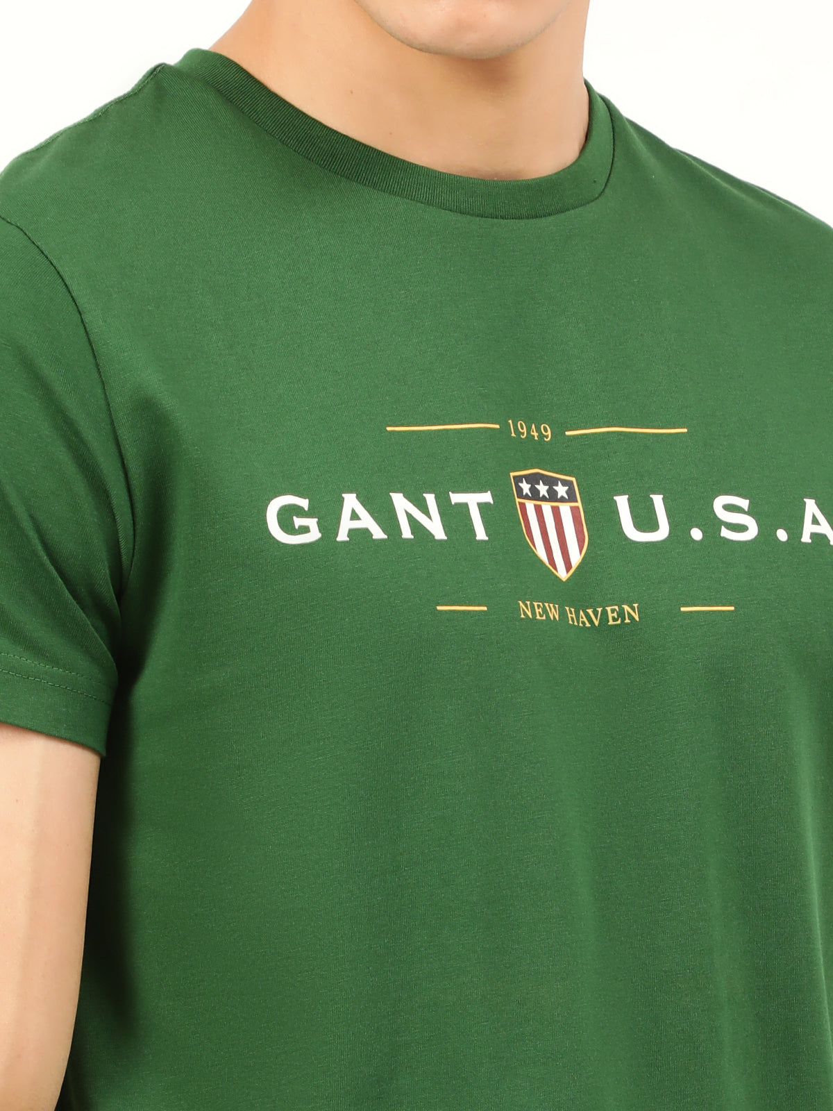 Gant Green Logo Regular Fit T-Shirt