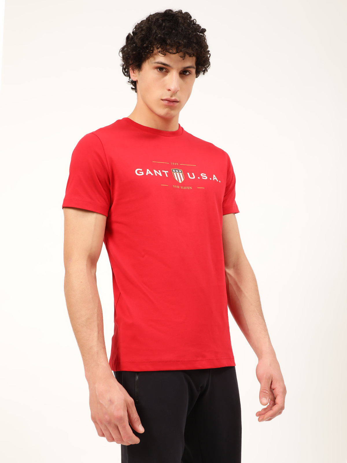 Gant Red Logo Regular Fit T-Shirt