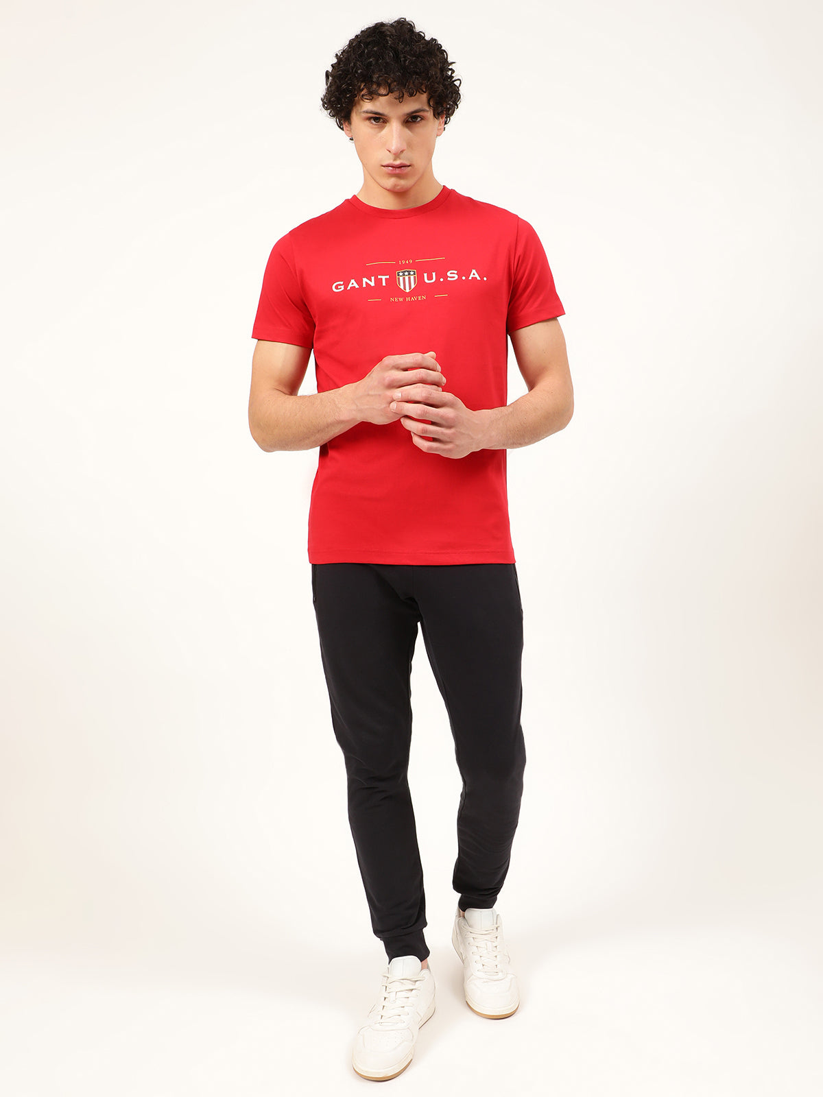 Gant Red Logo Regular Fit T-Shirt