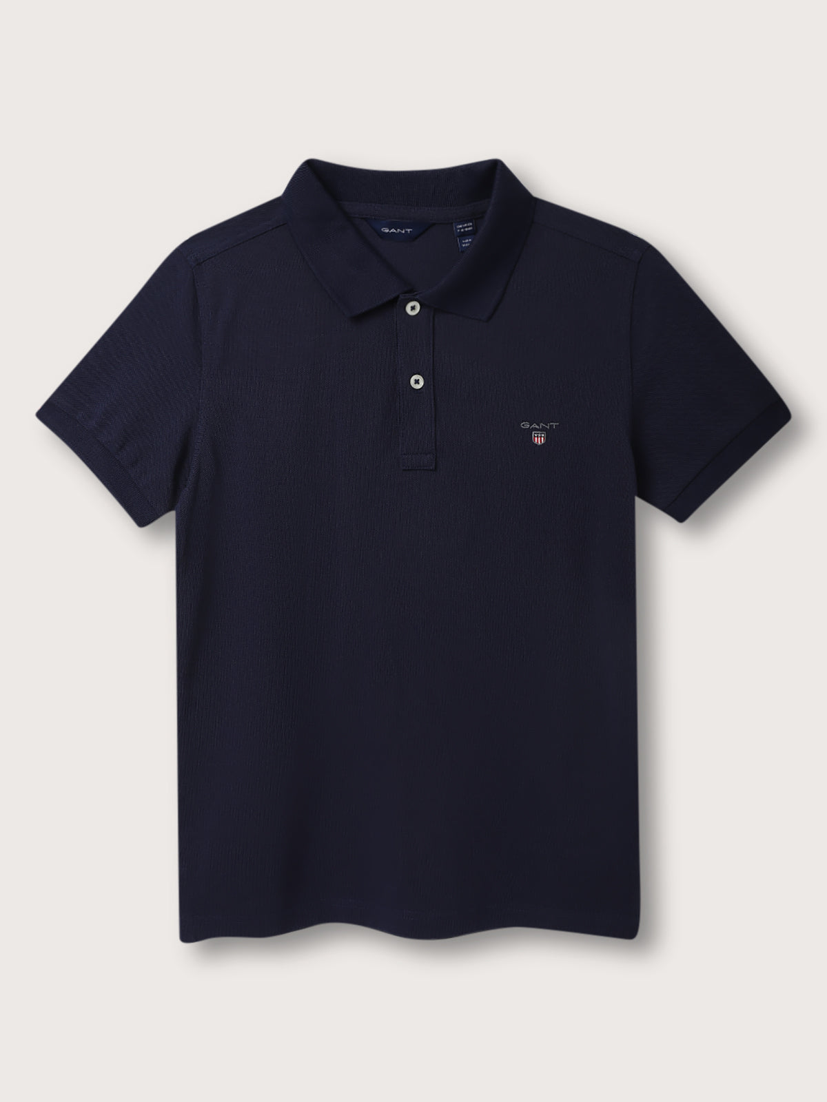 Gant Kids Navy Regular Fit Polo T-Shirt