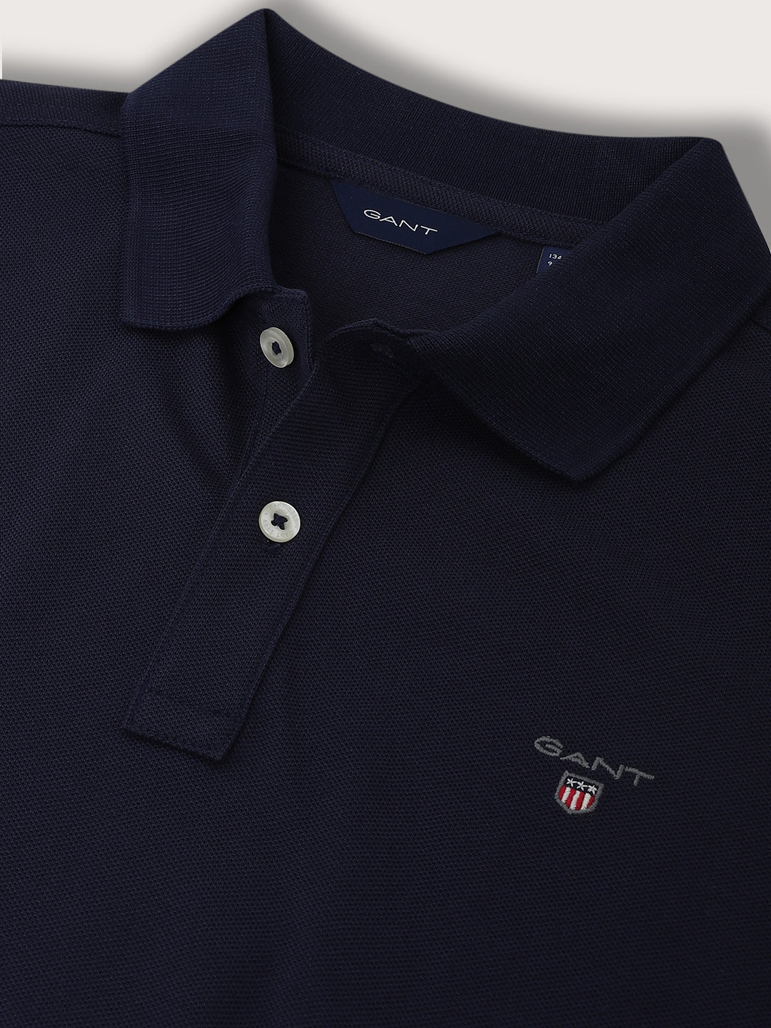 Gant Kids Navy Regular Fit Polo T-Shirt