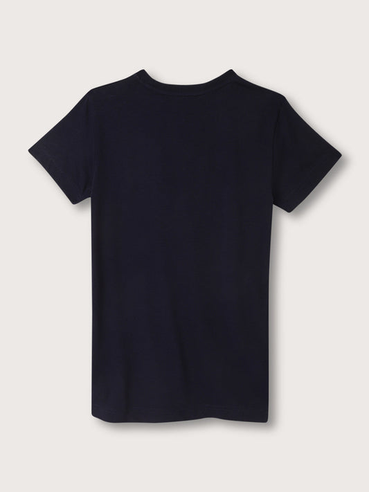 Gant Kids Dark Blue Logo Relaxed Fit T-Shirt