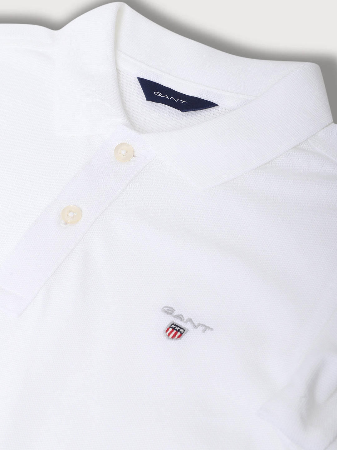 Gant Kids White Regular Fit Polo T-Shirt