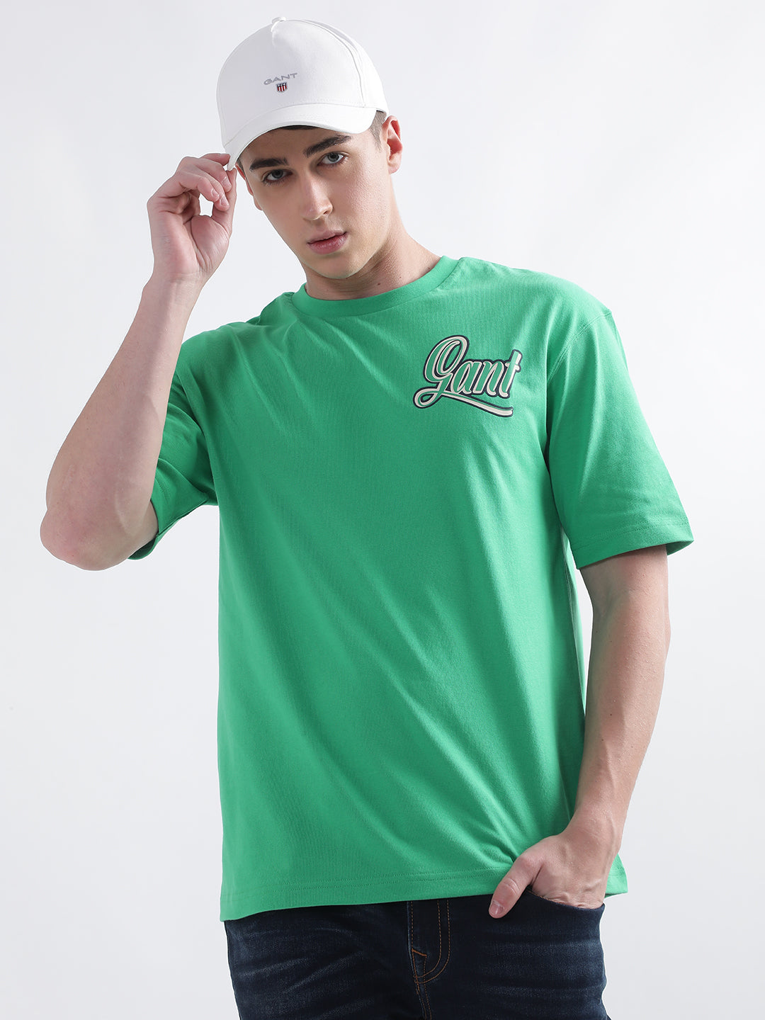 Gant Green Logo Regular Fit T-Shirt