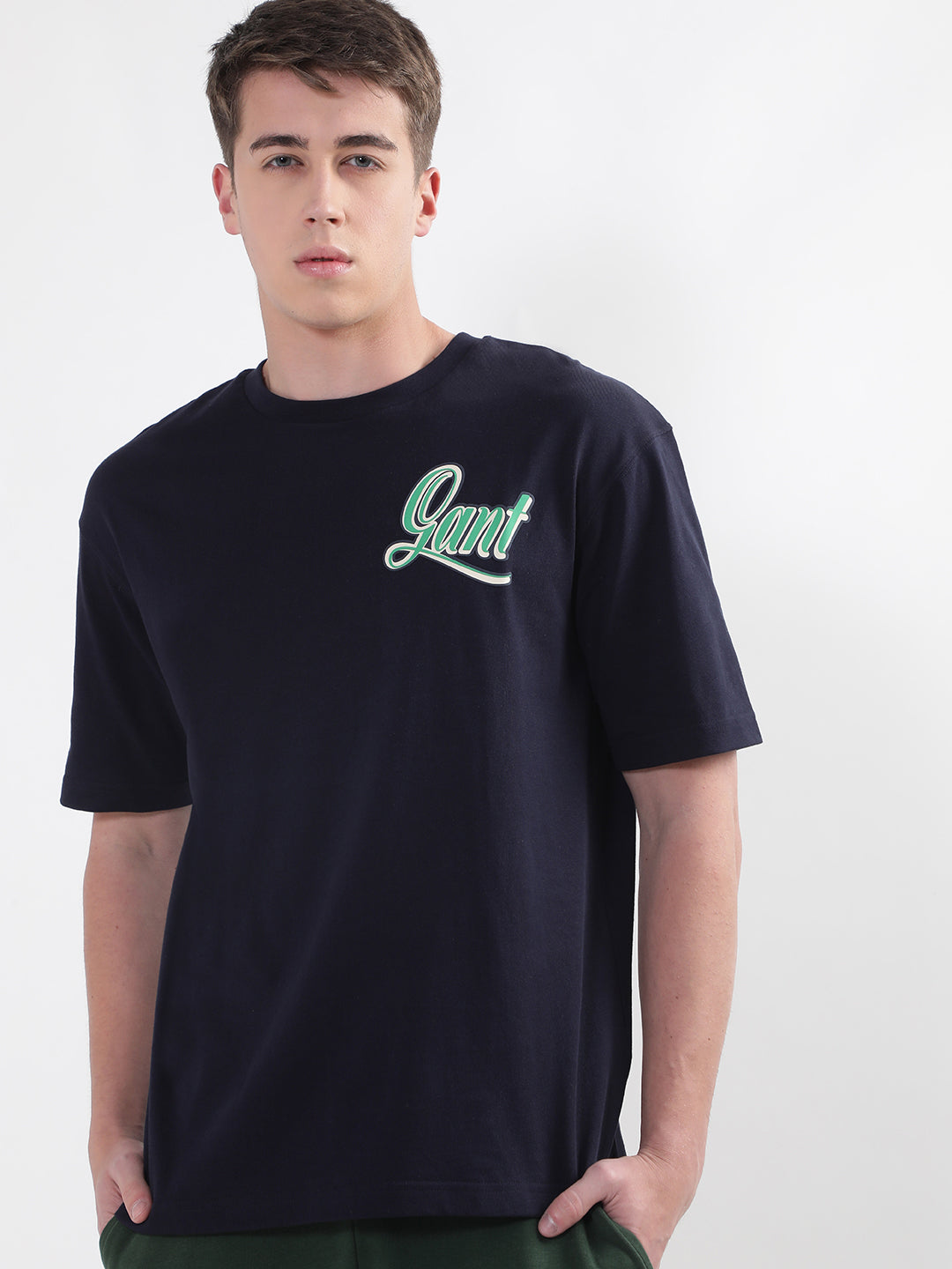 Gant Blue Logo Regular Fit T-Shirt