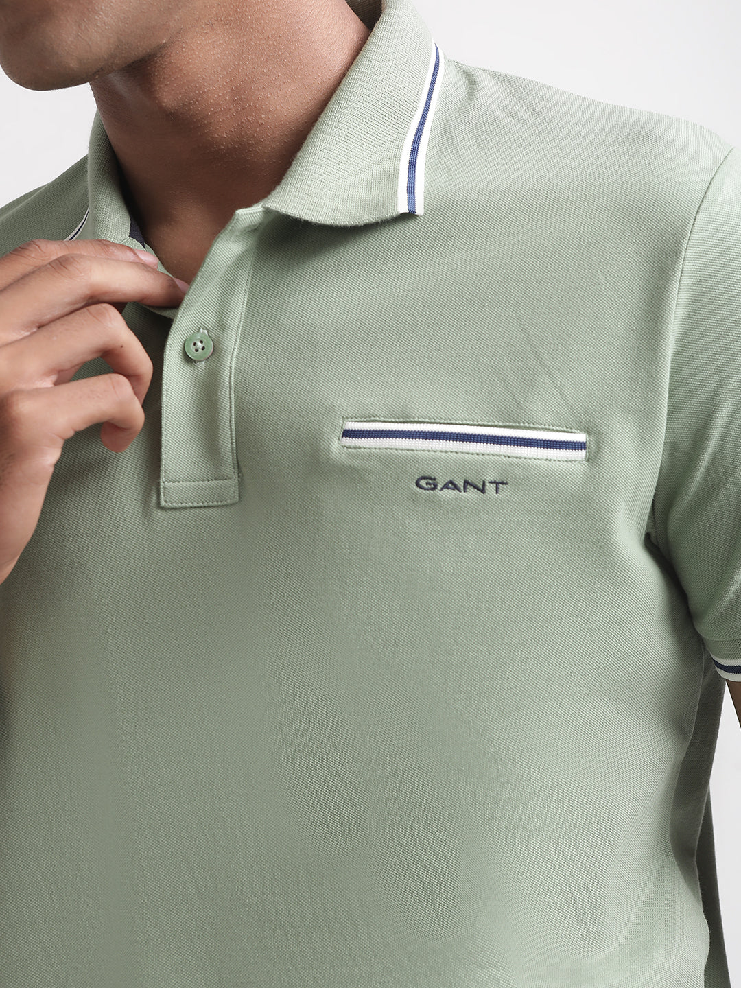 Gant Green Regular Fit Polo T-Shirt