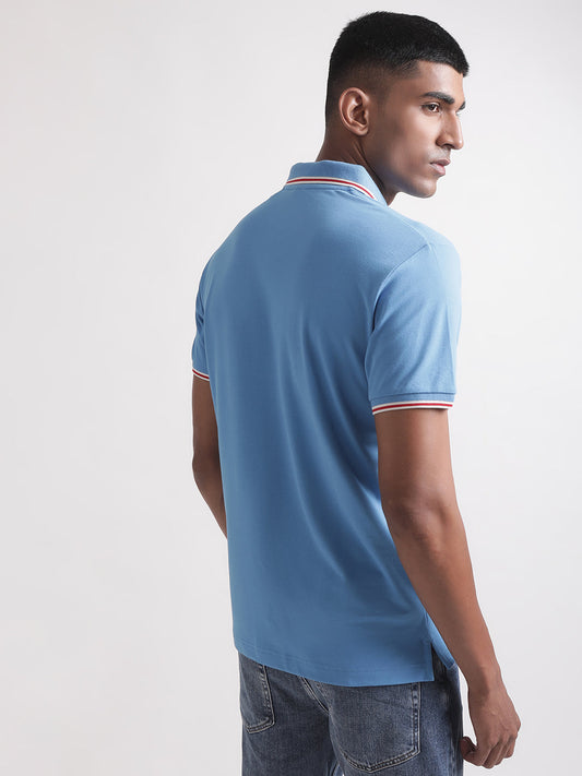 Gant Blue Regular Fit Polo T-Shirt