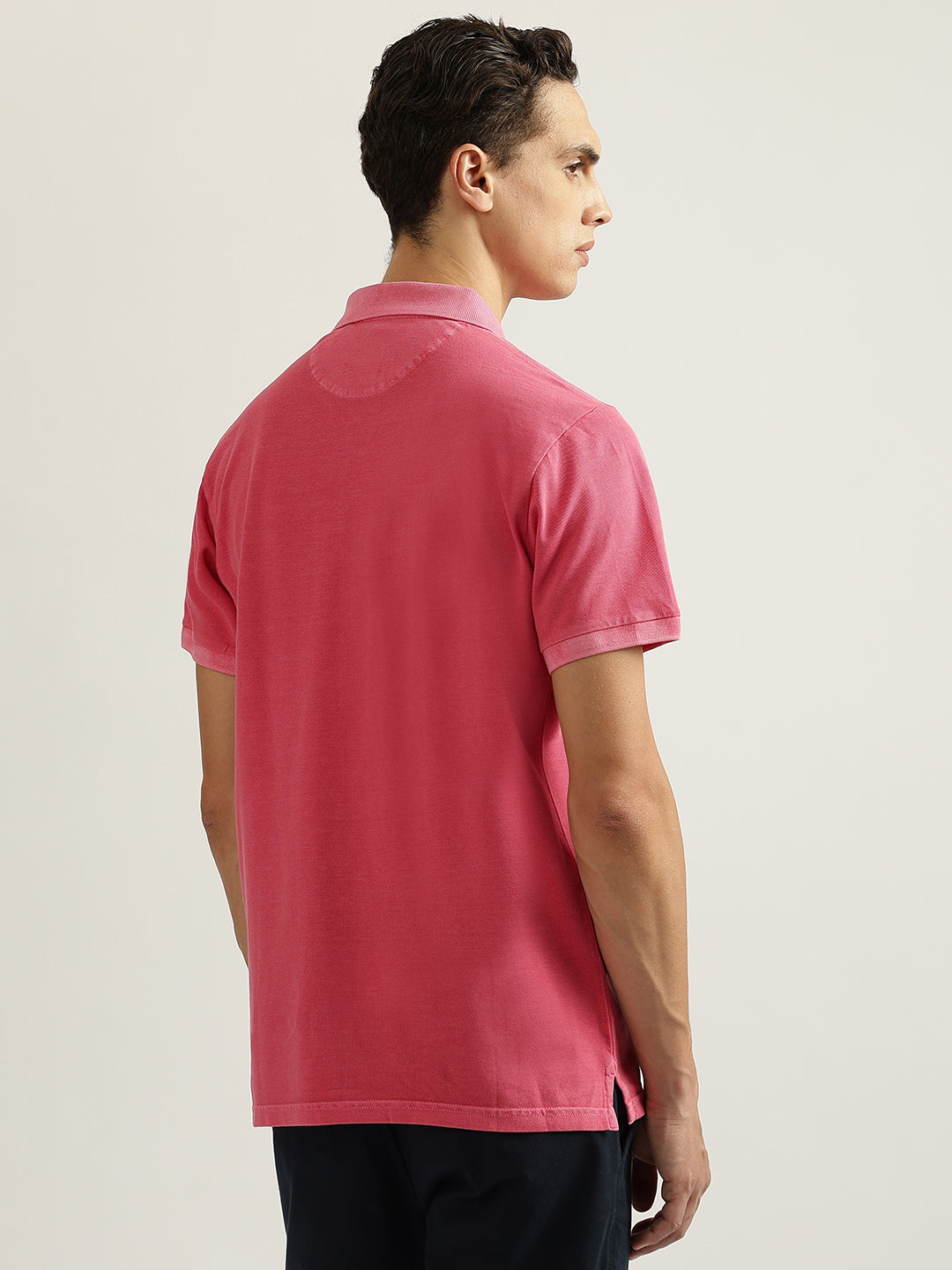 Gant Pink Sunfaded Rugger Regular Fit Pique Polo Tshirt