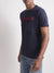 True Religion Navy Blue Logo Regular Fit T-Shirt