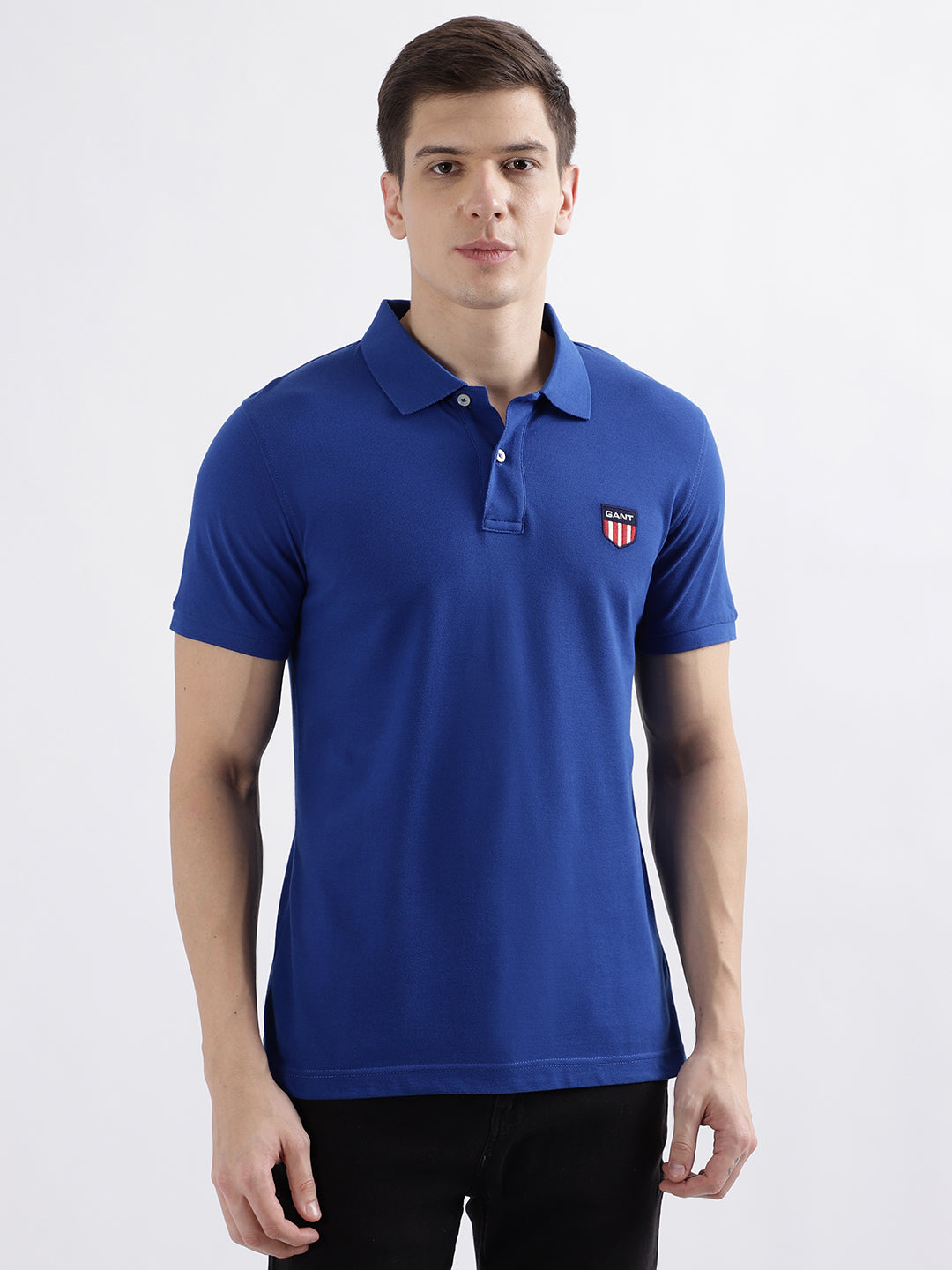 Gant Blue Fashion Regular Fit Polo T-Shirt