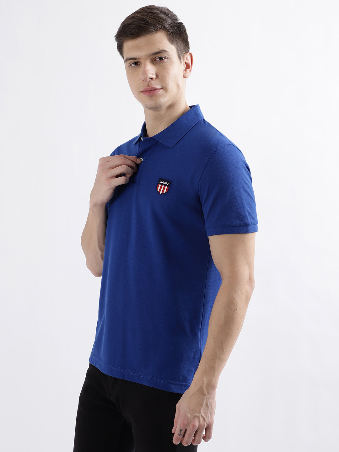 Gant Blue Fashion Regular Fit Polo T-Shirt
