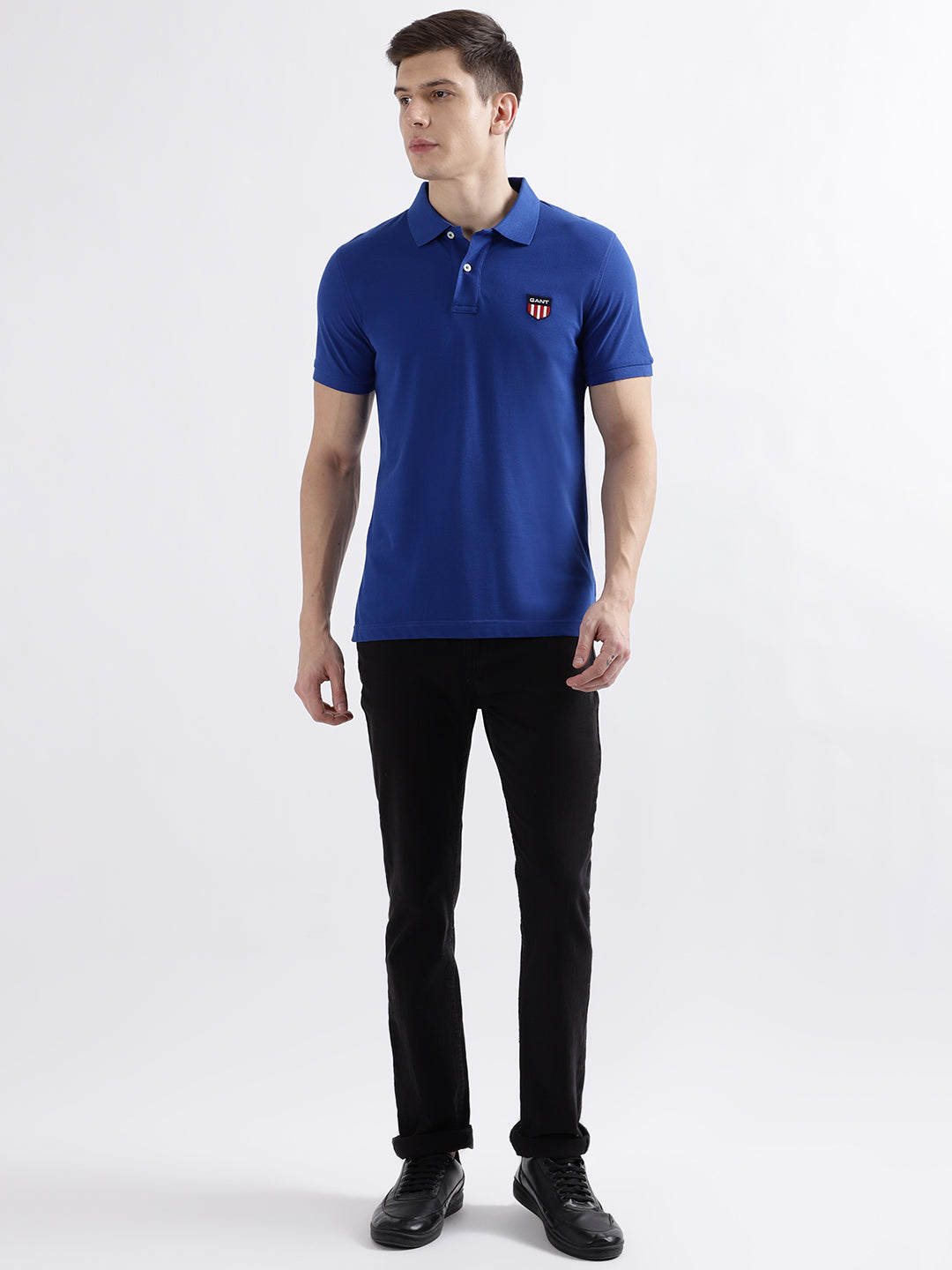 Gant Blue Fashion Regular Fit Polo T-Shirt