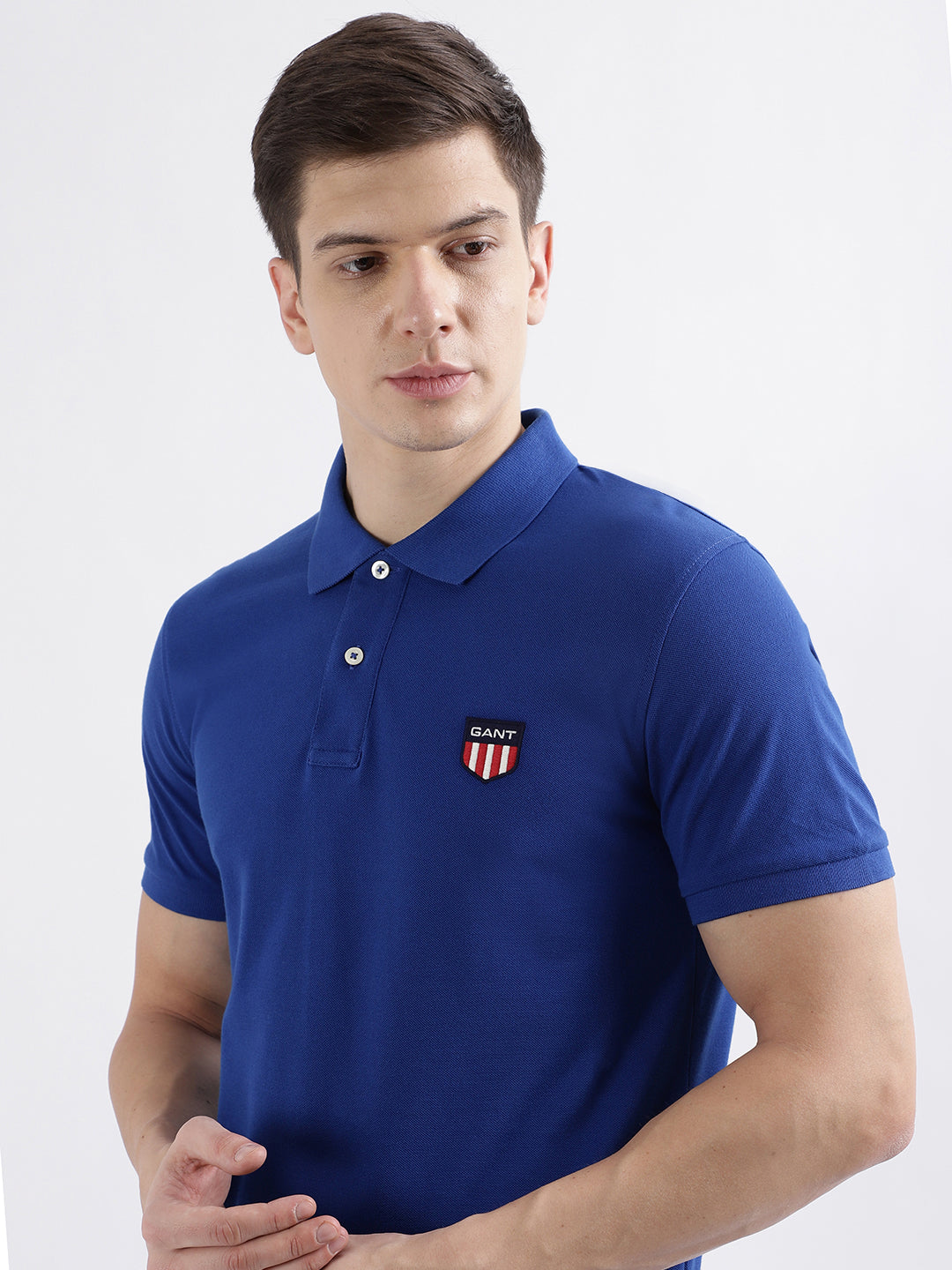 Gant Blue Fashion Regular Fit Polo T-Shirt