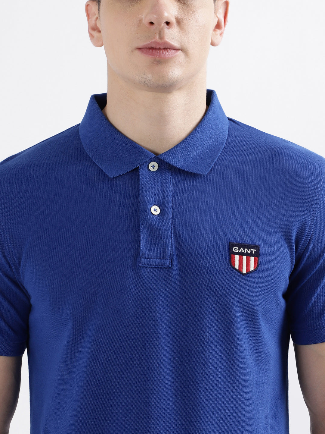 Gant Blue Fashion Regular Fit Polo T-Shirt