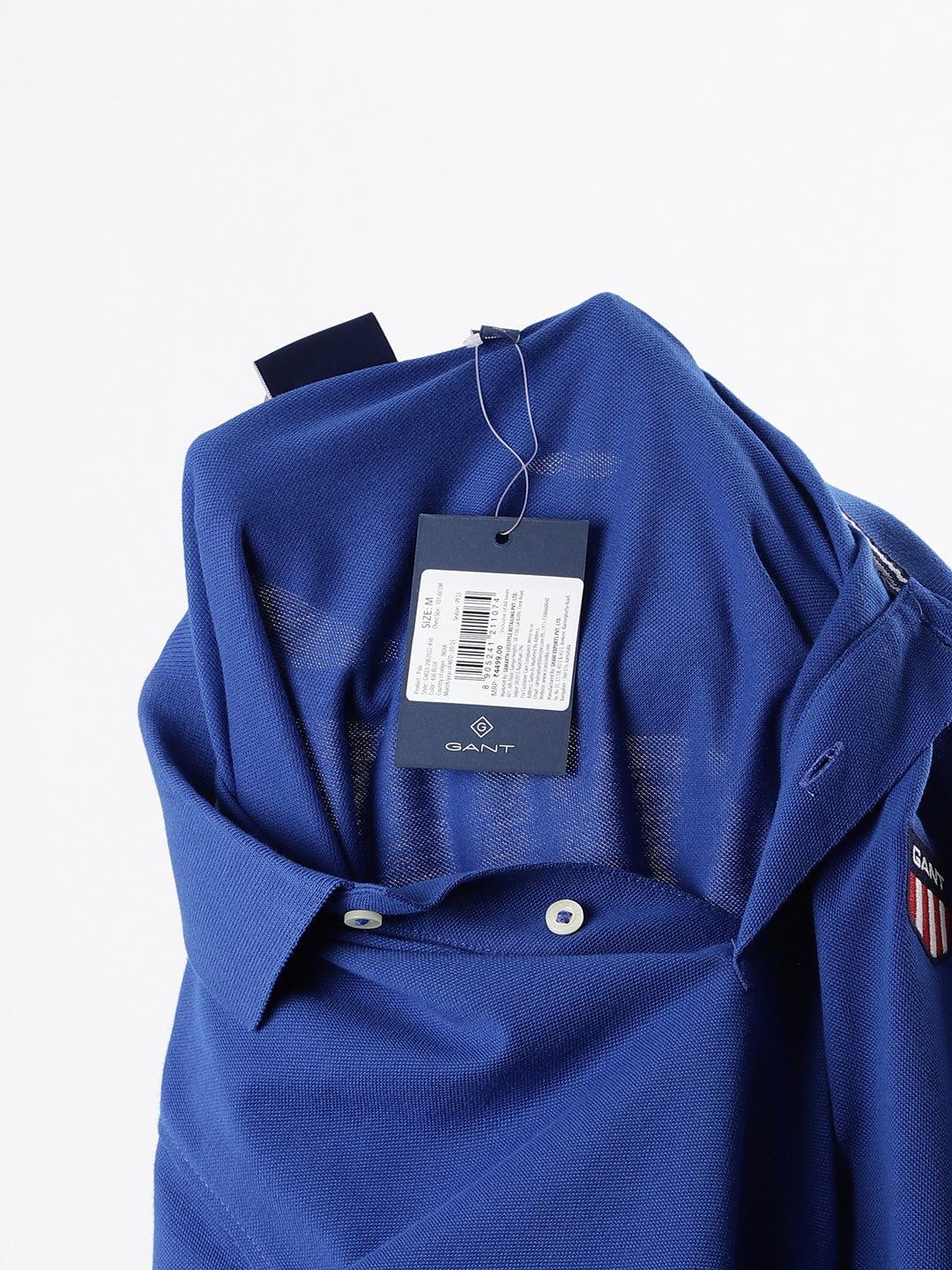 Gant Blue Fashion Regular Fit Polo T-Shirt
