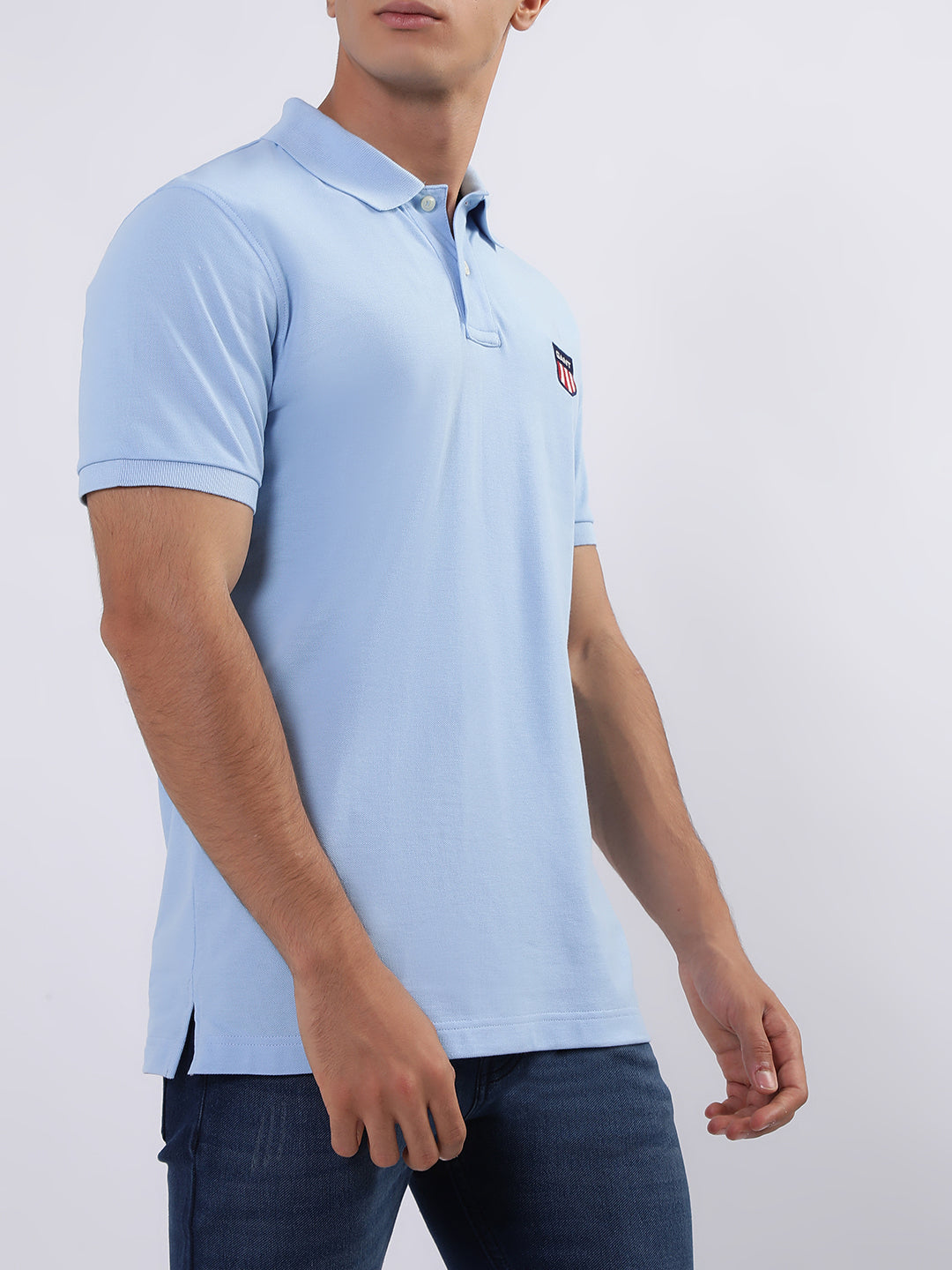 Gant Blue Regular Fit Polo T-Shirt