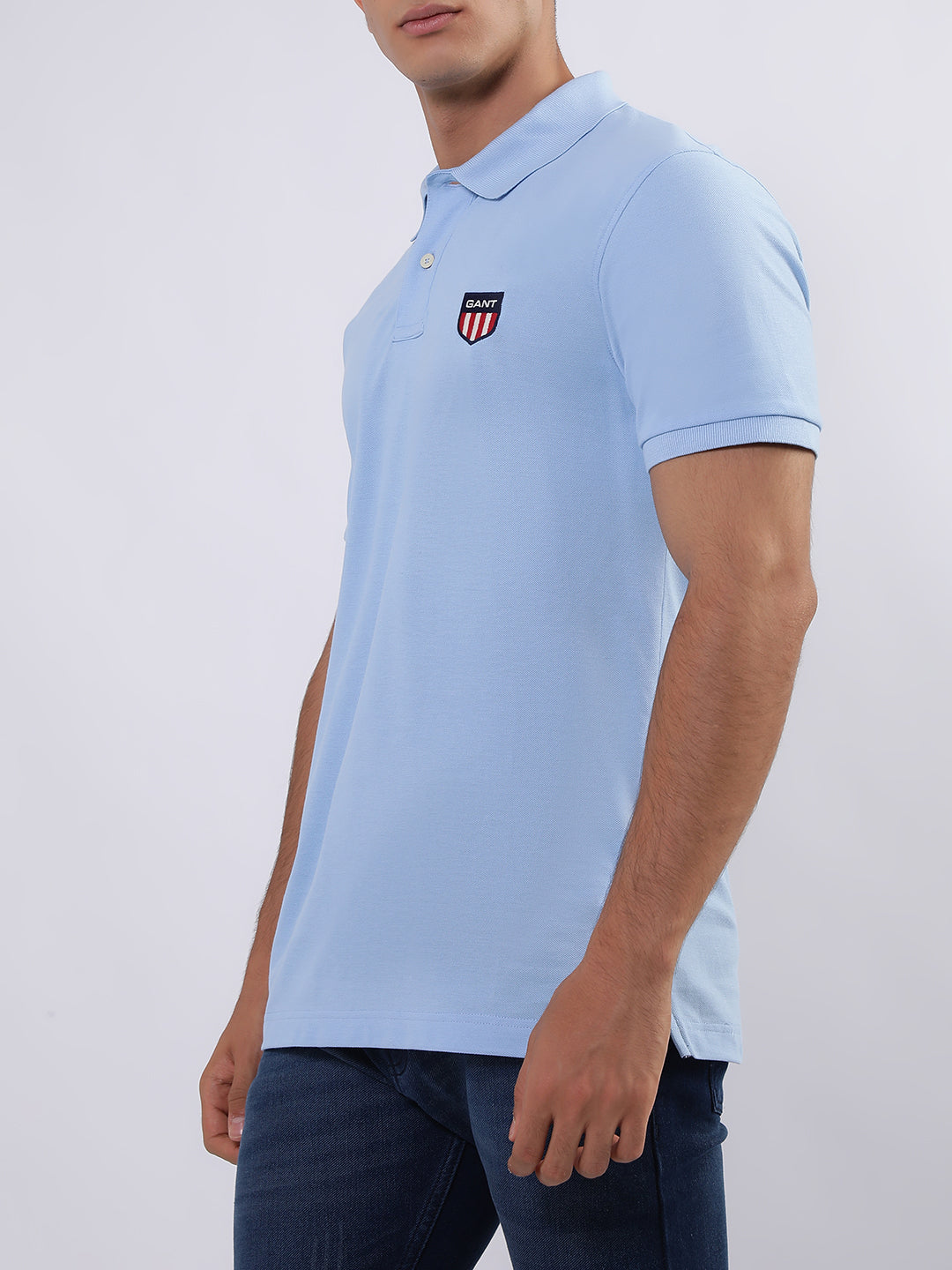 Gant Blue Regular Fit Polo T-Shirt