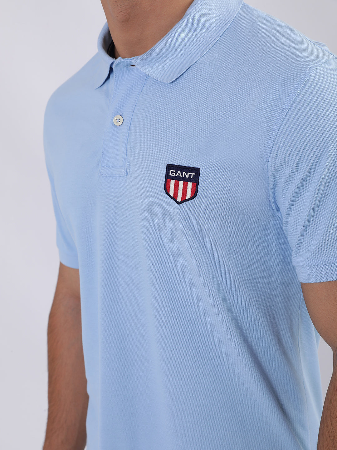 Gant Blue Regular Fit Polo T-Shirt