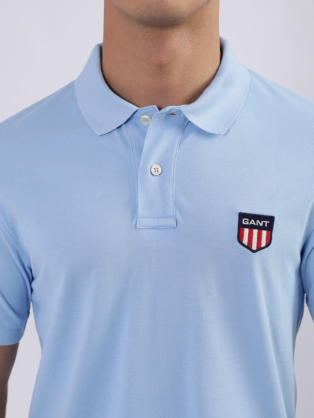 Gant Blue Regular Fit Polo T-Shirt