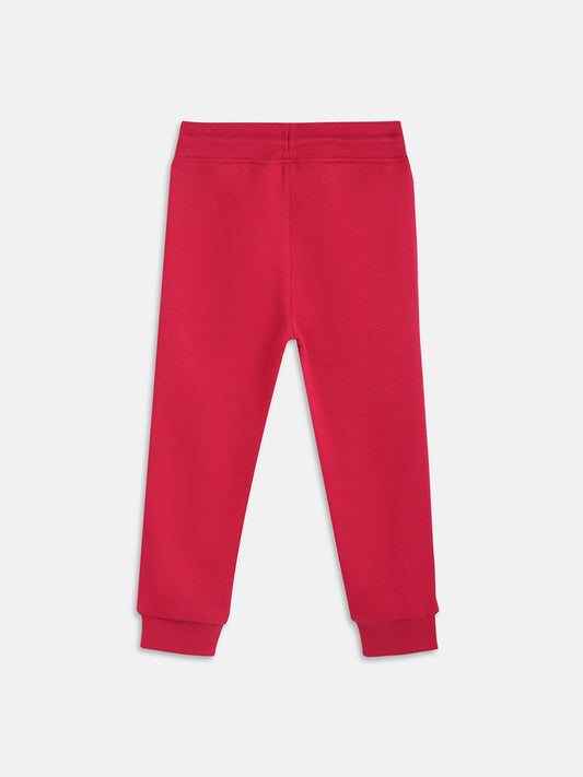 Gant Boys Pink Solid Regular Fit Sweatpant