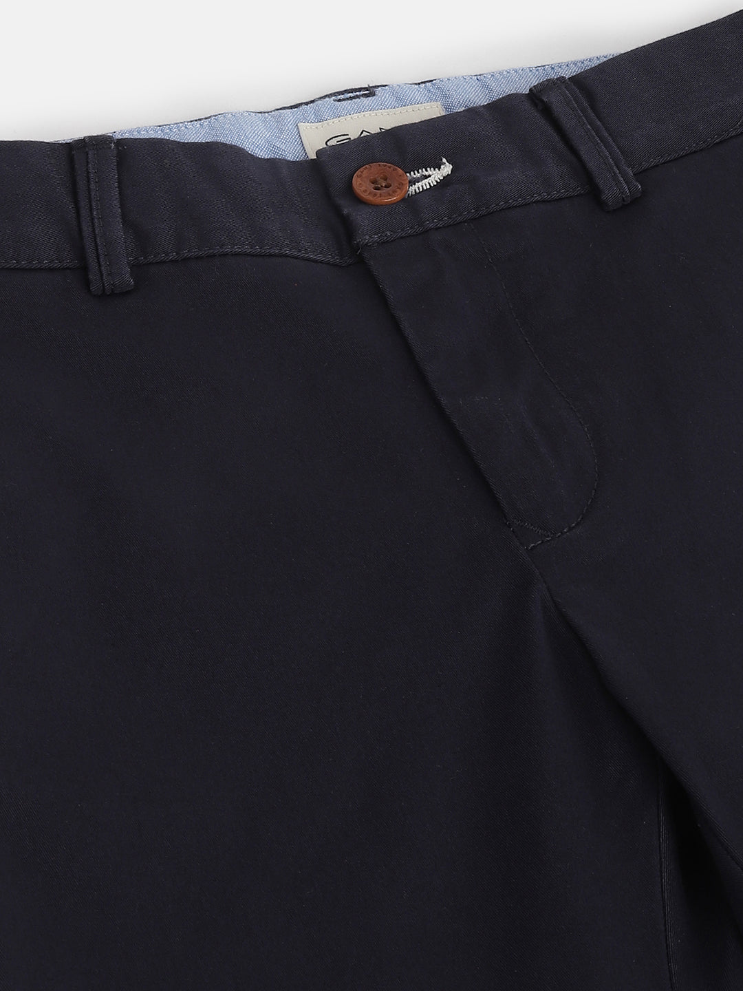 Gant Boys Blue Solid Regular Fit Trouser