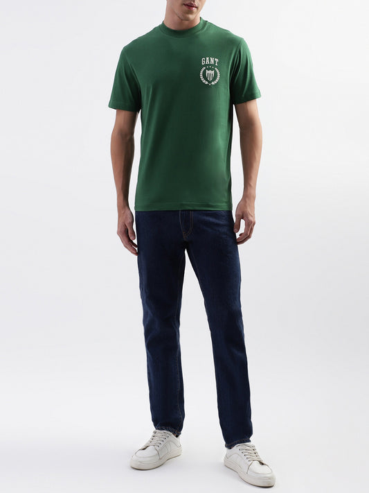 Gant Green Logo Relaxed Fit T-Shirt