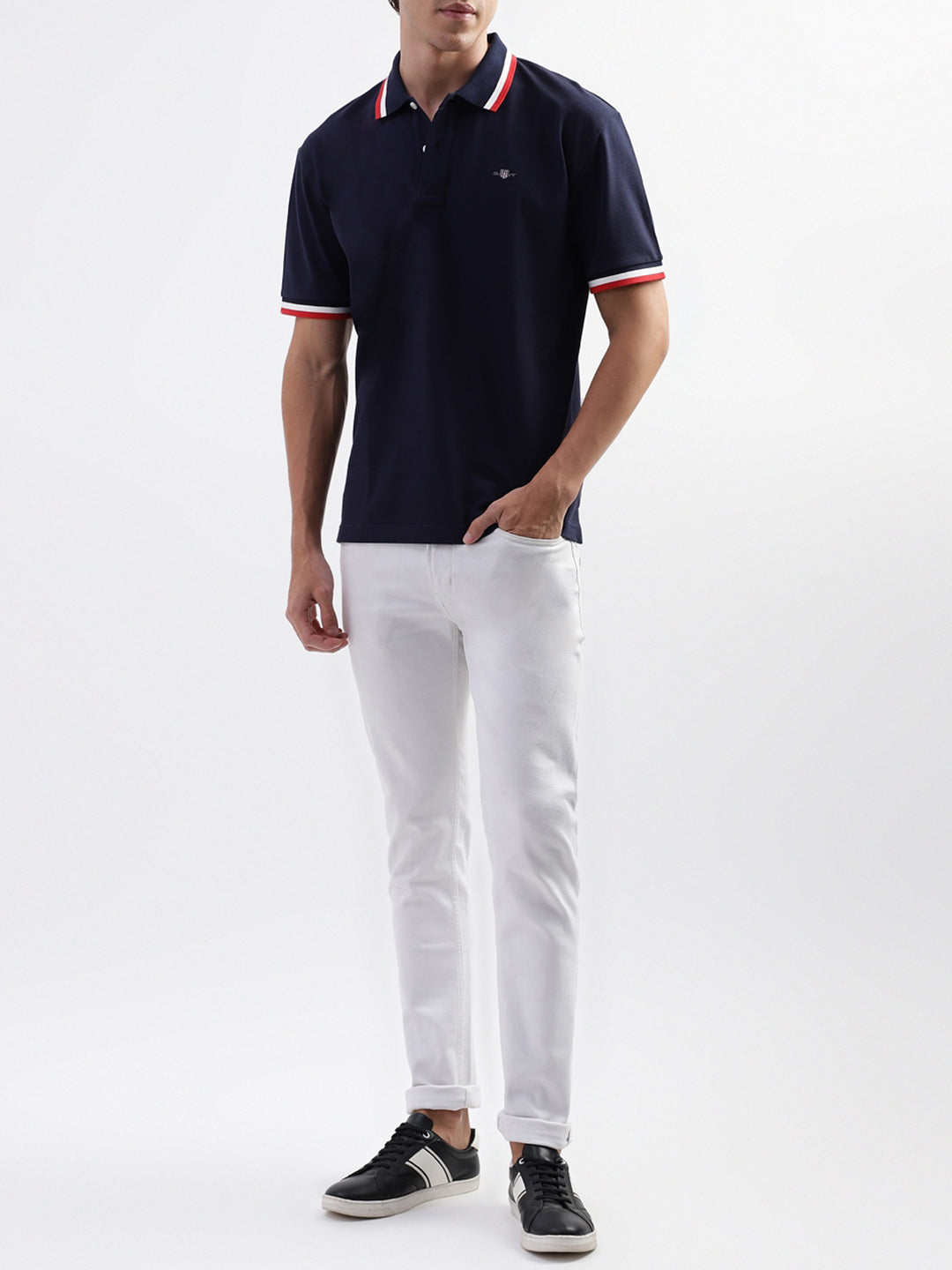 Gant Blue Relaxed Fit Polo T-Shirt