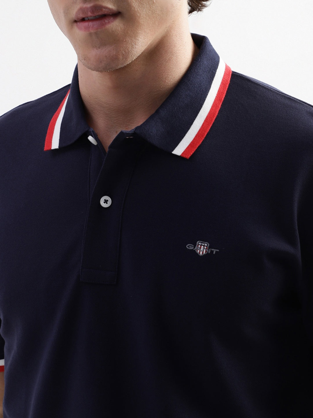 Gant Blue Relaxed Fit Polo T-Shirt