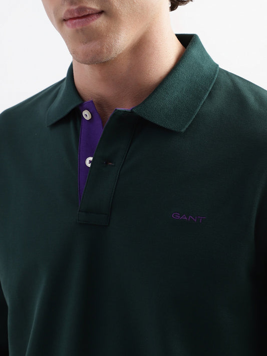 Gant Green Regular Fit Polo T-Shirt