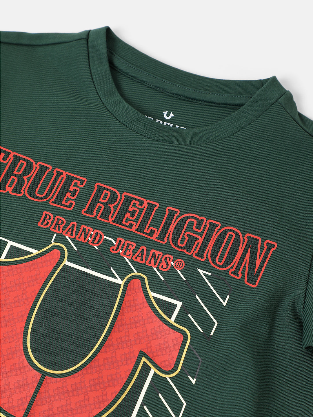 True Religion Kids Green Fashion Logo Regular Fit T-Shirt