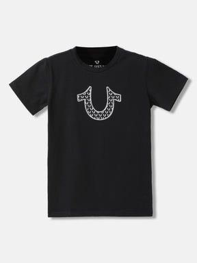 True Religion Boys Solid Round Neck Half Sleeves T-shirt