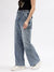 True Religion Women Blue Solid Fit and Flare Mid-Rise Jeans