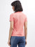 Gant Women Pink Solid Polo Collar Short Sleeves T-Shirt