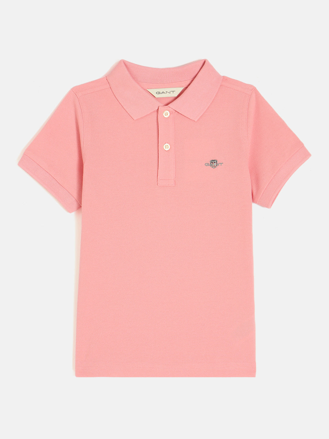 Gant Boys Pink Short Sleeves Polo Tshirt