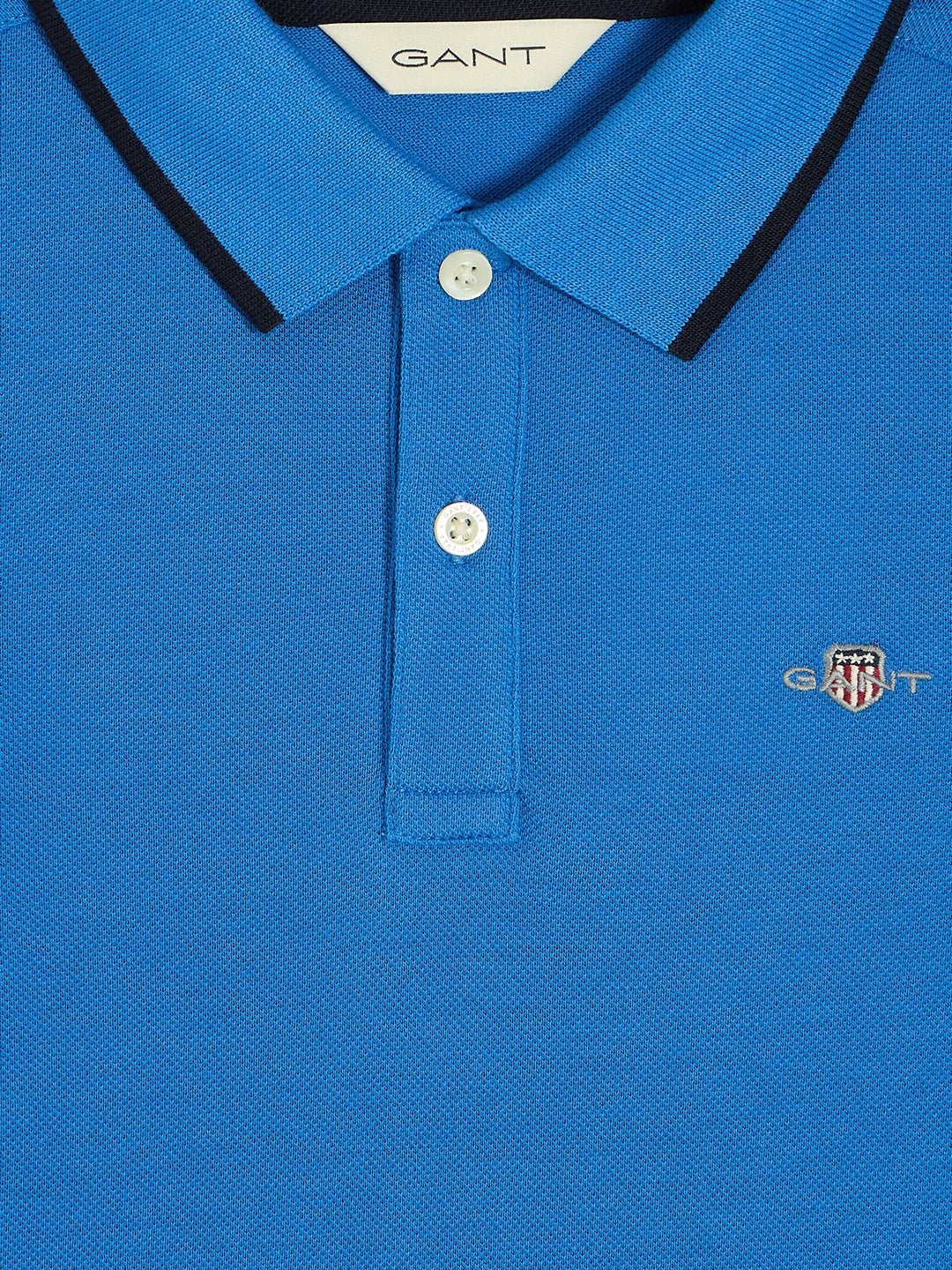 Gant Boys Blue Short Sleeves Polo Tshirt