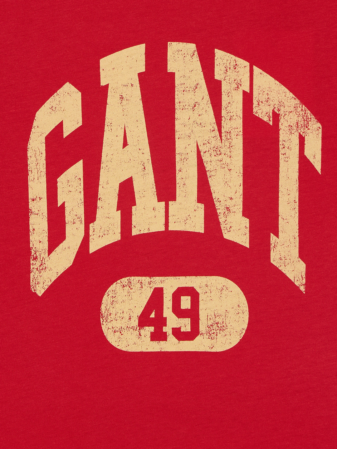 Gant Boys Red Round Neck Short Sleeves T-Shirt