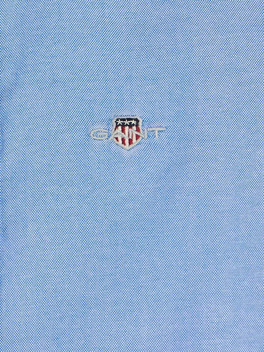 Gant Boys Blue Button Down Collar Full Sleeves Shirt