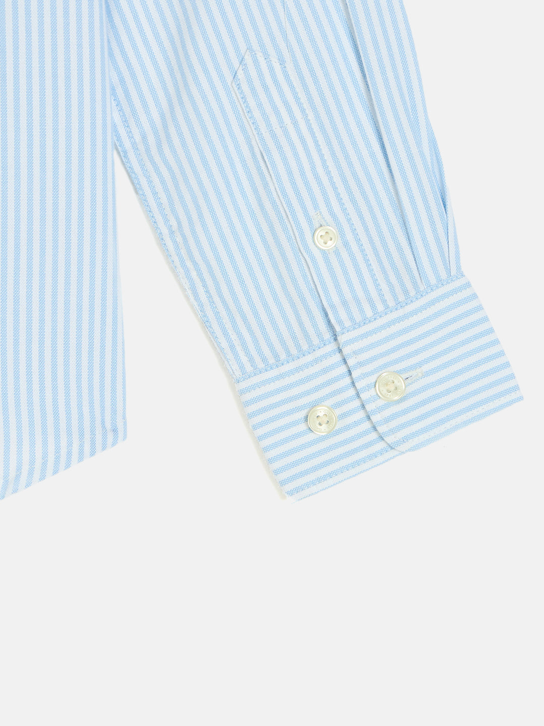 Gant Boys Blue Button Down Collar Full Sleeves Shirt